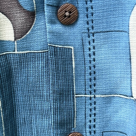 Tommy Bahama Mens Button Up Silk Short Sleeve Shirt - Picture 6 of 9